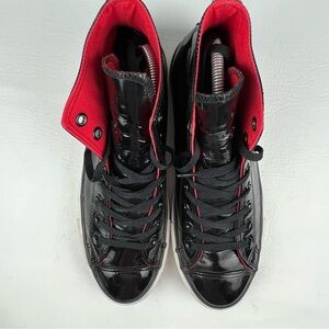 532 Converse Black and Red High-Top Shoes women’s 11
